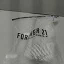 Forever 21 by Shein Women's Wide Leg Striped Pants Casual Drawstring Elastic Low Rise Pajama Pants Lounge Wear Trousers Medium