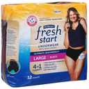 Arm & Hammer FitRight Fresh Start Ultimate Absorbency Large Black Incontinence Underwear (12 ct)