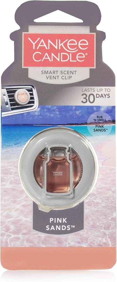 Yankee Candle Car Vent Clip HW Pink Sands, Smart Scent