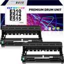 Compatible E310/E514/E515 Series Drum Unit Replacement for Dell E310 E310dw E515dw E514dw E515dn Printer, 2-Pack (Dell PVTHG, 593-BBKD, P7RMX)
