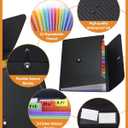 Cesil Accordian File Organizer Expanding File Folder, 13 Pockets, A4 Letter Size Paper Document Receipt Folder for Classroom, Home, Office and Travel