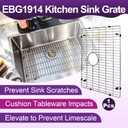 EBG1914 Kitchen Sink Grate Protectors, 19" x 14", for Kitchens & Bathroom