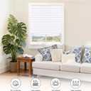 8Pcs Temporary Light Filtering Paper Shades for Windows Pleated Blinds with Adhesive,No Tools No Drill Free Cut Size Temporary Room Darkening Shades Rectangular Semi Blackout, White, 24" W x 71" H