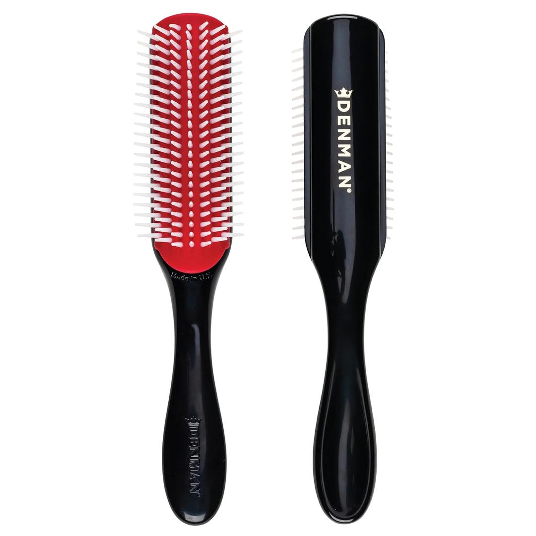 B09JTZ21XGDenman D3 Original Curl Definer & Styler, Curly Hair Brush for Women & Men 7 Row Detangling & Curl Defining Brush for Smooth Defined Curls - a precision Styling Brush for straight hair, Black