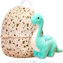 Dinosaur Stuffed Animal Toys,Dino Plush Figure Toys Small Dino Pterosaur Plush Toys with Big Dinosaur Egg Cute Plush Doll Soft Stuffed Animal Gift for Boys Girls Baby Kids Toddlers (9.8in)
