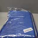 Smiry Memory Foam Toilet Rugs U-Shaped 24x20, Extra Soft Absorbent Non-Slip Contour Bathroom Rugs, Machine Washable Bath Mats for Toilet, Royal Blue