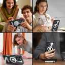 360 Protection Magnetic for iPhone 16 Pro Case Built-in 9H Privacy Screen Protector & Metal Stand[Fit for Magsafe][Anti-Spy][Lens Protector] Heavy Duty Shockproof Phone Case for iPhone 16 Pro