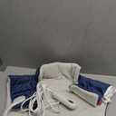 Comfytemp Heating Pad for Neck and Shoulders and Back, Weighted Electric Heat Pad for Pain Relief, 2.6lb Large Heated Wrap, 9 Heat Levels, 11 Auto-Off, Gifts for Women Men, Dark Blue