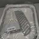 Foldable Cat Litter Box, Large Height-Adjustable Anti-Splash Open Air Kitty Litter Pan, Easy Clean with Scoop (Gray)