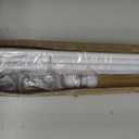 Thestoa Curtain Rods for Windows 48 to 84-92 Inch, White, Stainless Steel Rods for Bedroom, Living Room, Kitchen, Farmhouse, Outdoor
