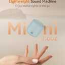 Dreamegg Portable White Noise Machine - Travel Sound Machine for Sleep, Features Powerful Battery, Egg-Sized, 16 Nature Sounds, Timer, Sound Machine for Baby Adults Office Privacy Home Gift (Ocean)