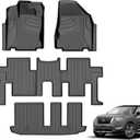 Floor Mats Custom for 2013-2020 Nissan Pathfinder/2014-2021 Infiniti QX60/2013 Infiniti JX35 All Weather TPE Heavy Duty Car Floor Mat Pathfinder Accessories Full Floor Liners Set (6) Pathfinder 2013-2020 Floor Mats)