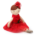 Bearington Evie Christmas Ballerina, 16.5 Inch Ballerina Doll, Ideal Christmas Doll Gift for Toddlers, Kids & Teens