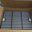 Hisencn Grill Parts for Home Depot Nexgrill 4 Burner 720-0830H, 5 Burner 720-0888N, 720-0888 Gas Grill Models, Porcelain Steel Heat Plate Flame Tamer, Cast Iron Grill Grates, 13 x 17