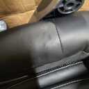 Ergonomic Office Desk Gaming Computer Chair Executive High Back Support Flip-up Arms Adjustable Height Swivel Rolling Wheels Comfy PU Leather for Home (Black)