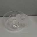 2Pcs Acrylic Cake Display Stand 6'' 10'' Round 2 Tier Clear Cylinder Cake Box for Wedding Birthday Party Decor (6 / 10 Inch)