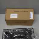 Cisily Sponge Holder for Kitchen Sink, Sink Caddy Organizer with High Brush Holder, Kitchen Countertop Organizers and Storage Essentials, Rustproof 304 Stainless Steel (Black, 9.25)