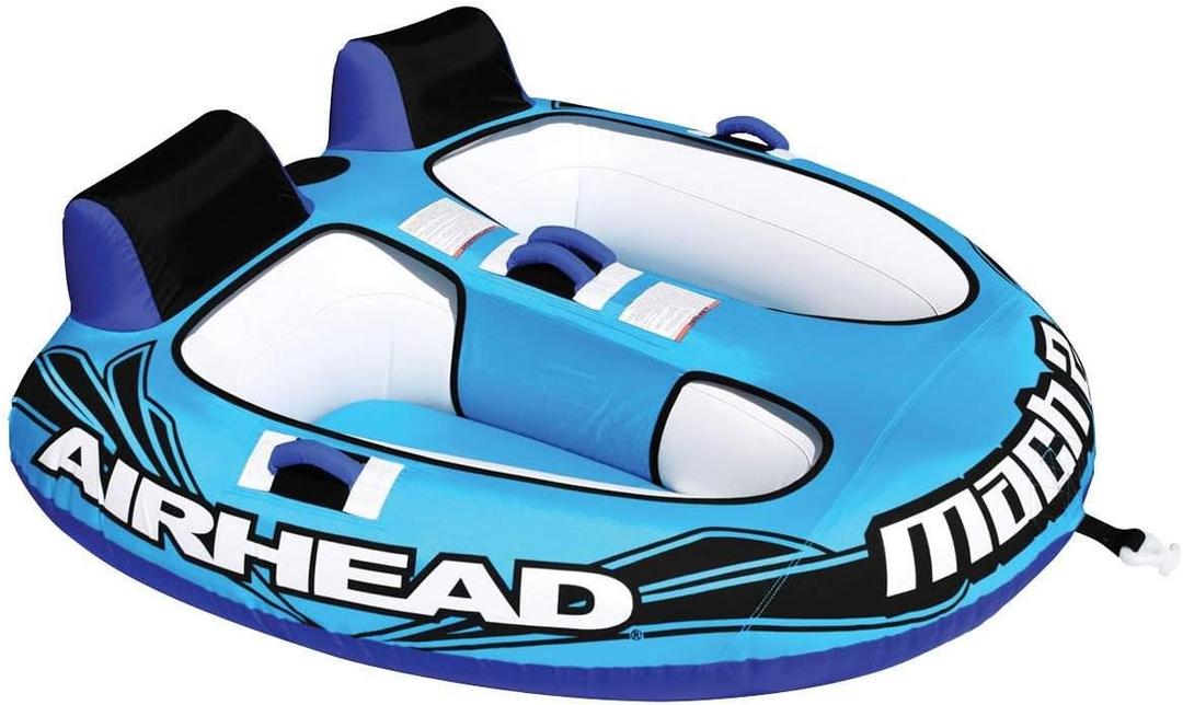 Airhead Mach | Towable Tube for Boating - 1, 2, and 3 Rider Sizes, One Size