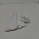 Yotache White Magnet Screen Door Curtain Fit Doors 34 x 80, Screen Size 36" x 81" Patio Screen High Transparent Hands Free Entry Great for Pet and Kid (White & Middle Opening)