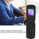 Tangxi 2G GSM Unlocked Flip Phone for Seniors, Dual SIM Big LED Unlocked Basic Cell Phone, with SOS, Flashlight, Speaker, for Kids (US Plug)
