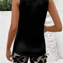 Women's 2 Piece Summer Outfits Striped Sleeveless Tank Top and Drawstring Shorts Clothing Set (L)