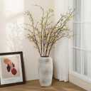 6 Pcs Tall Artificial Flowers Branches for Spring Indoor Decoration, 63 Inch Fake Faux Flowers with Long Stems for Vase Wedding Home Party Table Centerpieces(Winter Jasmine)