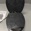 Baker's Friend Multi Pizzelle Maker Electric, Stroopwafel Iron, 4 x 4.5'' Pizzelle Waffle Cookies Maker with Temperature Control, Ideal for Holidays, Parties & More, Great Choice for Gift, Graphite