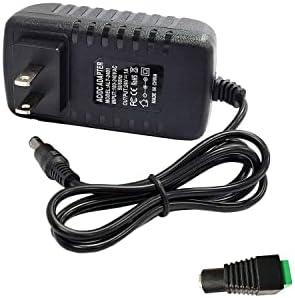 24V 1A AC Adapter Power Supply 100-240V AC to DC 24Volts 1A 24W Converter Transformer Switching Power Supply with 5.5mmx2.5mm Plug for LED Strip Light CCTV Camera DC Pump, Black, 5 pcs