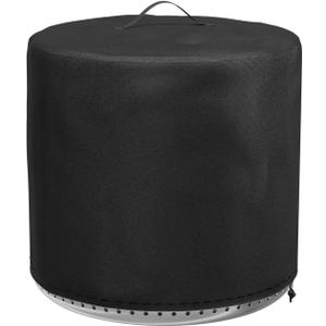 Fire Pit Cover for Solo Stove Ranger 2.0, 15 Inch Fire Pit Round Cover for Outdoor Waterproof Solo Stove Ranger, 600D Heavy Duty Cover Accessories