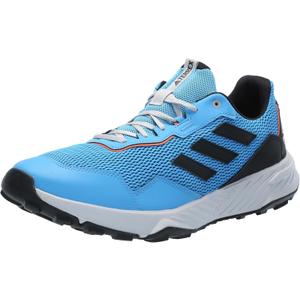adidas Men's Tracefinder Trail Running Sneaker (12, Pulse Blue/Black/Semi Impact Orange)