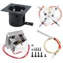 Grill Replacement Parts Kit Induction Fan, Auger Motor, Fire Burn Pot and Hot Rod Ignitor, Traeger Grill Parts Replacement, Pit Boss Grill Parts Replacement