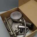 12" Rain Shower Head with Magnetic 4.7" 9-Mode Handheld Spray Combo, High Pressure Dual Shower Heads with Adjustable Extension Arm, with 59'' Extra Long Shower Hose (Nickle)