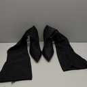 Shoe'N Tale Women Stretch Suede Chunky Heel Over The Knee Boots Thigh High for Women (9.5)