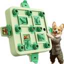 KADTC Dog Chess Puzzle Toy, Large Size, U.S. Brand & Design, 3 Levels of Step-by-Step Challenge for Smart Dogs Interactive Boredom Buster Mental Stimulation Enrichment Toys Puppy Treat Brain Puzzles (Green)