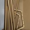 Kids Dress Up Storage, Metal Kids Clothing Rack, Kids Costume Rack with Storage Shelf, Toddler Clothing Rack Organizer, Gold