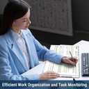 2 x 2026 Planner, Weekly and Monthly Planner for Women, January 2026 - December 2026, Hardcover 2026 Calendar Planner Book with Tabs, Inner Pocket, Spiral Bound, Perfect for Office Home School Supplies - A5 (6.3" x 8.5"), Petal Array