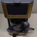 West Bend Timeless 12-Cup Programmable Coffee Maker with Brew Strength Selector for Hot and Iced Coffee, Includes 1-4 Cup Brew Option and Permanent Filter (Blue/Gold)