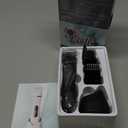 Electric Body Hair Remover Razor for Men & Women, Waterproof Foil Shaver Trimmer for Face, Arms, Back, Legs,Chest & Groin, Wet/Dry Painless Groomer with Ceramic Blade, Travel Gift for Him,Black