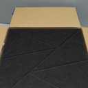 22 Pack Acoustic Panels with Self Adhesive, 12"X 12"X 0.4"Sound Proof Foam Panels, Sound Panels High Density, Soundproof Wall Panels for Home Studio Office Black