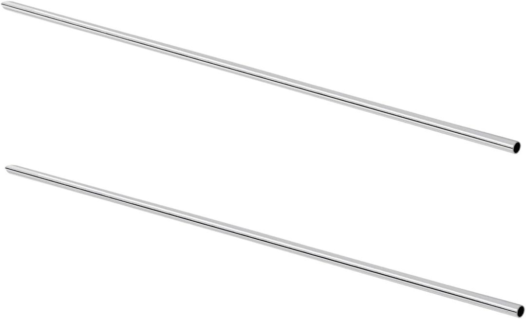 GeilSpace 3/8" OD 304 Stainless Steel Tube, 30 inch Length, Round Metal Weldable and Cuttable Pipe, Straight Metal Tubing for DIY Furniture, Industrial Decor and Construction (3/8"OD-30"-2PCS)