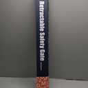 Retractable Safety Baby Gate or Mesh Dog Gate,Durable Portable Mesh Retractable Gate,Easy to Use for Stairs, Doorways, Hallways, Indoor, Outdoor, 33.5" Tall, Up to 45" Wide, Gray