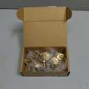 HOME EDIT 10 Pack Champagne Bronze Cabinet Knobs Zinc Round Knobs for Kitchen, Bathroom, Closet, and Dresser