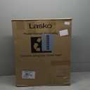 Lasko Oscillating Cyclone Pedestal Fan, Adjustable Height, Timer, Remote Control, 3 Speeds, for Bedroom, Living Room, Home Office, 18", Black, 1843