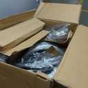 Bar Stools Set of 2, Swivel Counter Height Barstools with Back, Adjustable Modern Bar Chairs, Tall Armless PU Leather Kitchen Island Stool, Brown