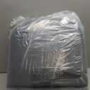 downluxe Outdoor Chair Cushions Set of 4 for Patio Furniture, Water-Resistant Patio Chair Cushions with Ties, High Density Foam Outdoor Seat Cushion, 17" X 16" X 2", Black