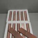 20 Pcs Red Thin Wall Brick Veneers, 2.4" x 7.9" for Kitchen Backsplash, Fireplace, Living Room, Interior and Exterior Wall Decoration (3.5 sq.ft)