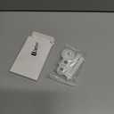 Jetec 2 Pieces Toilet Seat Screws Replacement Kit Plastic Bolts with Plastic Nuts and Washers Parts Kit for Fixing the Top Toilet Seat, White