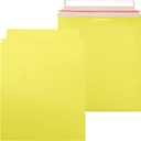 Paperboard Mailers 9.5x11" - Yellow Document Mailers - 25 Pack - Document Envelopes - Paper Mailing Envelopes - Cardboard Envelope Mailers - Cardboard Envelopes - Cardboard Mailers