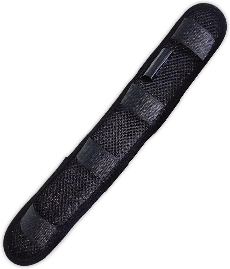 BENEFAB Therapeutic Poll Pad | Far-Infrared Therapy | Comfort & Care for The Poll | Helps Jaw Tension | Provides Relief & Cushion (Solid Black)