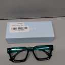 livho Oversized 99% Blue Light Glasses for Woman - Rectangle Fashion Glasses for Computer, Chic Preppy Frame - Anti Eyestrain